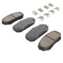 MPA 1003-1258C Quality-Built Black Series Ceramic Brake Pads w/ Hardware