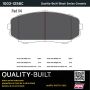 MPA 1003-1258C Quality-Built Black Series Ceramic Brake Pads w/ Hardware