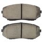 MPA 1003-1258C Quality-Built Black Series Ceramic Brake Pads w/ Hardware