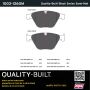 MPA 1003-1260M Quality-Built Black Series Semi-Metallic Brake Pads w/ Hardware
