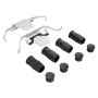 MPA 1003-1260M Quality-Built Black Series Semi-Metallic Brake Pads w/ Hardware