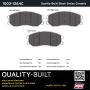 MPA 1003-1264C Quality-Built Black Series Ceramic Brake Pads w/ Hardware
