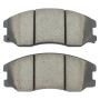 MPA 1003-1264C Quality-Built Black Series Ceramic Brake Pads w/ Hardware