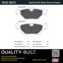 MPA 1003-1267C Quality-Built Black Series Ceramic Brake Pads w/ Hardware