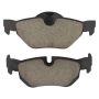 MPA 1003-1267C Quality-Built Black Series Ceramic Brake Pads w/ Hardware