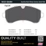 MPA 1003-1268M Quality-Built Black Series Semi-Metallic Brake Pads w/ Hardware
