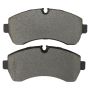 MPA 1003-1268M Quality-Built Black Series Semi-Metallic Brake Pads w/ Hardware