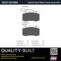 MPA 1003-1270BM Quality-Built Black Series Semi-Metallic Brake Pads