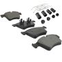 MPA 1003-1272M Quality-Built Black Series Semi-Metallic Brake Pads w/ Hardware