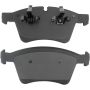 MPA 1003-1272M Quality-Built Black Series Semi-Metallic Brake Pads w/ Hardware