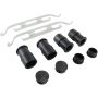 MPA 1003-1272M Quality-Built Black Series Semi-Metallic Brake Pads w/ Hardware