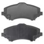 MPA 1003-1273C Quality-Built Black Series Ceramic Brake Pads w/ Hardware