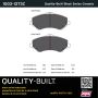 MPA 1003-1273C Quality-Built Black Series Ceramic Brake Pads w/ Hardware