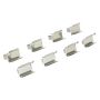 MPA 1003-1273C Quality-Built Black Series Ceramic Brake Pads w/ Hardware