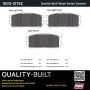 MPA 1003-1275C Quality-Built Black Series Ceramic Brake Pads w/ Hardware