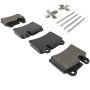 MPA 1003-1277M Quality-Built Black Series Semi-Metallic Brake Pads w/ Hardware