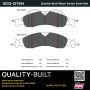 MPA 1003-1278M Quality-Built Black Series Semi-Metallic Brake Pads w/ Hardware