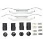 MPA 1003-1278M Quality-Built Black Series Semi-Metallic Brake Pads w/ Hardware