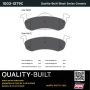 MPA 1003-1279C Quality-Built Black Series Ceramic Brake Pads w/ Hardware