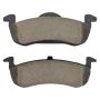 MPA 1003-1279C Quality-Built Black Series Ceramic Brake Pads w/ Hardware
