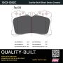 MPA 1003-1282C Quality-Built Black Series Ceramic Brake Pads w/ Hardware