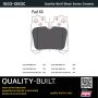 MPA 1003-1283C Quality-Built Black Series Ceramic Brake Pads w/ Hardware