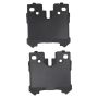 MPA 1003-1283M Quality-Built Black Series Semi-Metallic Brake Pads w/ Hardware