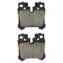 MPA 1003-1283M Quality-Built Black Series Semi-Metallic Brake Pads w/ Hardware