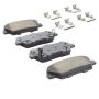 MPA 1003-1284C Quality-Built Black Series Ceramic Brake Pads w/ Hardware