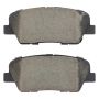 MPA 1003-1284C Quality-Built Black Series Ceramic Brake Pads w/ Hardware