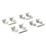 MPA 1003-1284C Quality-Built Black Series Ceramic Brake Pads w/ Hardware