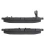 MPA 1003-1284C Quality-Built Black Series Ceramic Brake Pads w/ Hardware
