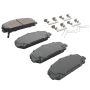 MPA 1003-1286C Quality-Built Black Series Ceramic Brake Pads w/ Hardware