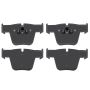 MPA 1003-1289M Quality-Built Black Series Semi-Metallic Brake Pads w/ Hardware