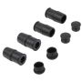 MPA 1003-1289M Quality-Built Black Series Semi-Metallic Brake Pads w/ Hardware
