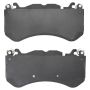 MPA 1003-1291AM Quality-Built Black Series Semi-Metallic Brake Pads w/ Hardware
