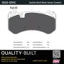 MPA 1003-1291C Quality-Built Black Series Ceramic Brake Pads w/ Hardware