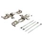 MPA 1003-1291C Quality-Built Black Series Ceramic Brake Pads w/ Hardware