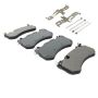 MPA 1003-1291M Quality-Built Black Series Semi-Metallic Brake Pads w/ Hardware