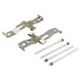MPA 1003-1291M Quality-Built Black Series Semi-Metallic Brake Pads w/ Hardware