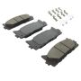 MPA 1003-1293C Quality-Built Black Series Ceramic Brake Pads w/ Hardware
