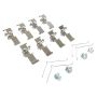 MPA 1003-1293C Quality-Built Black Series Ceramic Brake Pads w/ Hardware