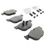 MPA 1003-1294C Quality-Built Black Series Ceramic Brake Pads w/ Hardware
