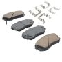 MPA 1003-1295AC Quality-Built Black Series Ceramic Brake Pads w/ Hardware