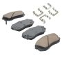 MPA 1003-1295C Quality-Built Black Series Ceramic Brake Pads w/ Hardware