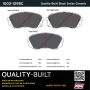 MPA 1003-1295C Quality-Built Black Series Ceramic Brake Pads w/ Hardware