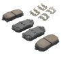 MPA 1003-1296C Quality-Built Black Series Ceramic Brake Pads w/ Hardware