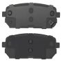 MPA 1003-1296C Quality-Built Black Series Ceramic Brake Pads w/ Hardware