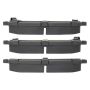 MPA 1003-1296C Quality-Built Black Series Ceramic Brake Pads w/ Hardware