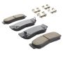 MPA 1003-1297C Quality-Built Black Series Ceramic Brake Pads w/ Hardware